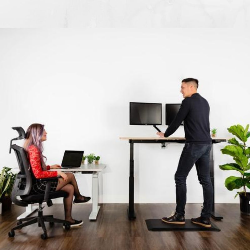 EFFYDESK Home Office Sit Stand Desk (Height Adjustable Electric Standing Desk) - Large  - Smart Live Now 2021
