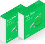 Chipolo Green (2 PACK Bundle) - Water Resistant Loud Smart Bluetooth Finder  - Smart Live Now 2021