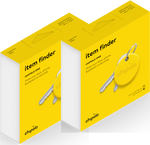 Chipolo Yellow (2 PACK Bundle - Bluetooth Smart Key Finder With Replaceable Battery  - Smart Live Now 2021