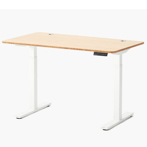 Autonomous SmartDesk Core - Bamboo Top Bamboo / White - Smart Live Now 2021