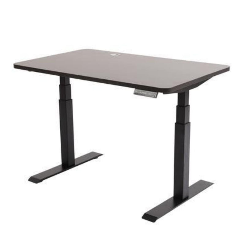 EFFYDESK Business Office Sit Stand Desk (Height Adjustable Electric Standing Desk) - Small Small 120x75x2.5cm / Black / Oak Black - Smart Live Now 2021