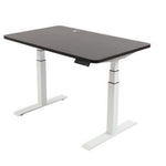 EFFYDESK Business Office Sit Stand Desk (Height Adjustable Electric Standing Desk) - Large Large 180x75x2.5cm / Oak Black / White - Smart Live Now 2021