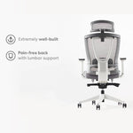 Autonomous ErgoChair Pro - Black and White  - Smart Live Now 2021