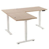 EFFYDESK Executive Office Sit Stand L-Desk (Height Adjustable Electric Standing Desk)  - Smart Live Now 2021