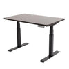 EFFYDESK Home Office Sit Stand Desk (Height Adjustable Electric Standing Desk) - Medium Medium 150x75x2.5cm / Black / Oak Black - Smart Live Now 2021