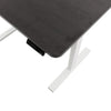 EFFYDESK Home Office Sit Stand Desk (Height Adjustable Electric Standing Desk) - Medium Medium 150x75x2.5cm / Gray / Oak Black - Smart Live Now 2021