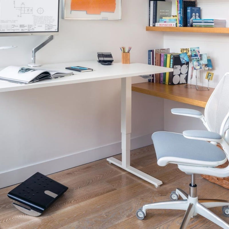 Humanscale FR500 Tilting Ergonomic Foot Rocker - Cherry & Black  - Smart Live Now 2021