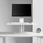 Humanscale QuickStand Eco - Single Monitor Sit Stand Workstation  - Smart Live Now 2021