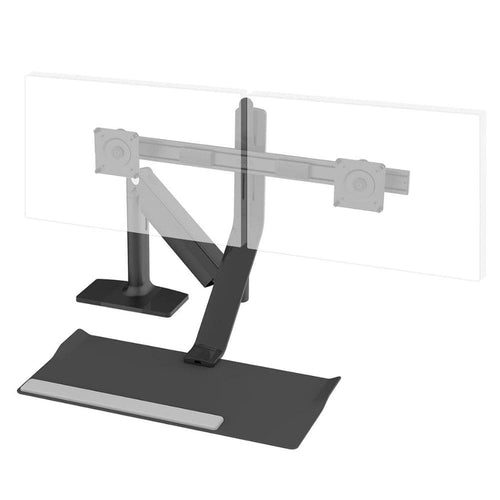 Humanscale QuickStand Lite - Sit Stand Workstation - Wide Crossbar Mount  - Smart Live Now 2021