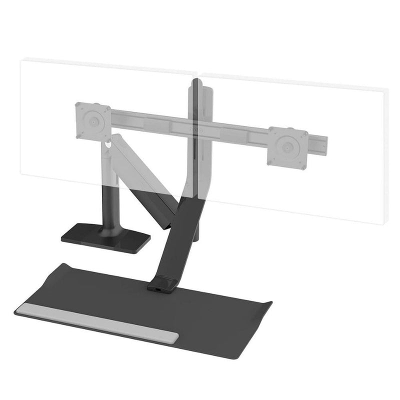 Humanscale QuickStand Lite - Sit Stand Workstation - Wide Crossbar Mount  - Smart Live Now 2021