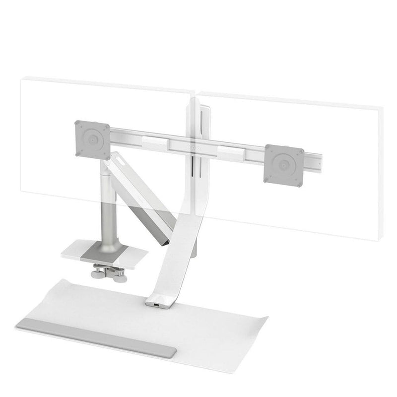Humanscale QuickStand Lite - Sit Stand Workstation - Wide Crossbar Mount  - Smart Live Now 2021