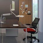 Humanscale QuickStand Lite - Sit Stand Workstation - Wide Crossbar Mount  - Smart Live Now 2021