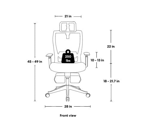 Autonomous ErgoChair Recline - Cool Gray  - Smart Live Now 2021