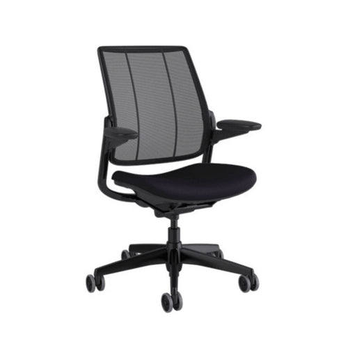 Humanscale Diffrient Smart Task Chair - Lotus Black Fabric Seat  - Smart Live Now 2021