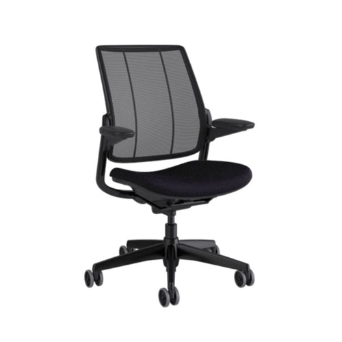 Humanscale Diffrient Smart Task Chair - Fourtis Black Seat Fabric  - Smart Live Now 2021