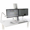 Humanscale QuickStand Two Monitors Height Adjustable Workstation Black  - Smart Live Now 2021